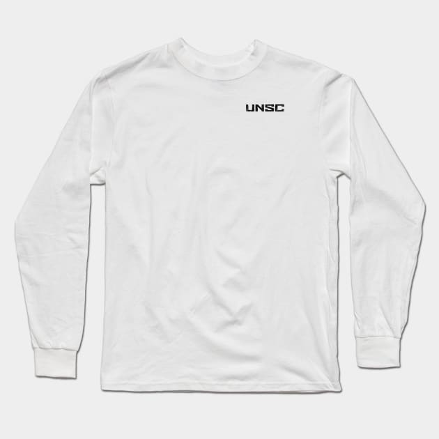 UNSC (Chest Pocket Variant) Long Sleeve T-Shirt by huckblade